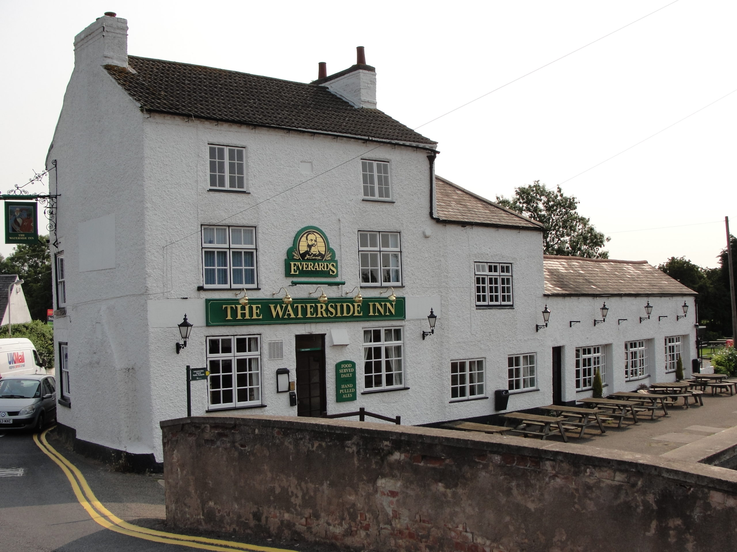 August 2013 - The Waterside Inn, formerly the Duke of York pub on Sileby Road, Mountsorrel beside the Mountsorrel Lock on the River Soar